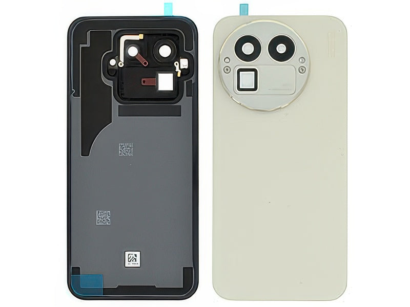 Cover Batteria + Vetrino Camera + Adesivi Diary Bianco per realme GT 8 Pro
