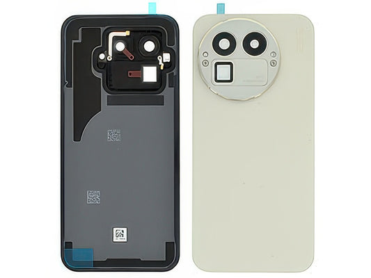 Cover Batteria + Vetrino Camera + Adesivi Diary Bianco per realme GT 8 Pro