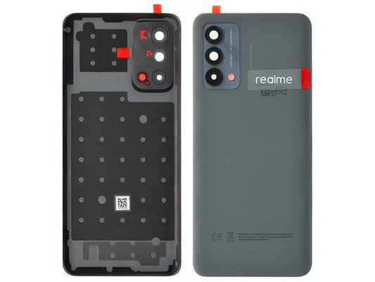 Cover Batteria + Vetrino Camera + Adesivi Voyager Grigio per realme GT Master Edition