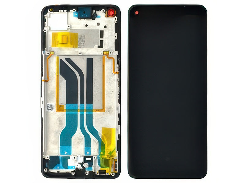 Lcd + Touchscreen + Frame + Switch Tasti Laterali Nero per realme GT Neo 3T