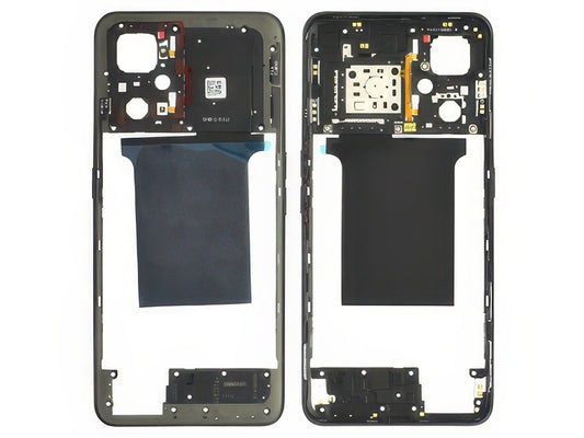 Cover Posteriore + Tasti Laterali + Antenna NFC Shade Nero per realme GT Neo 3T