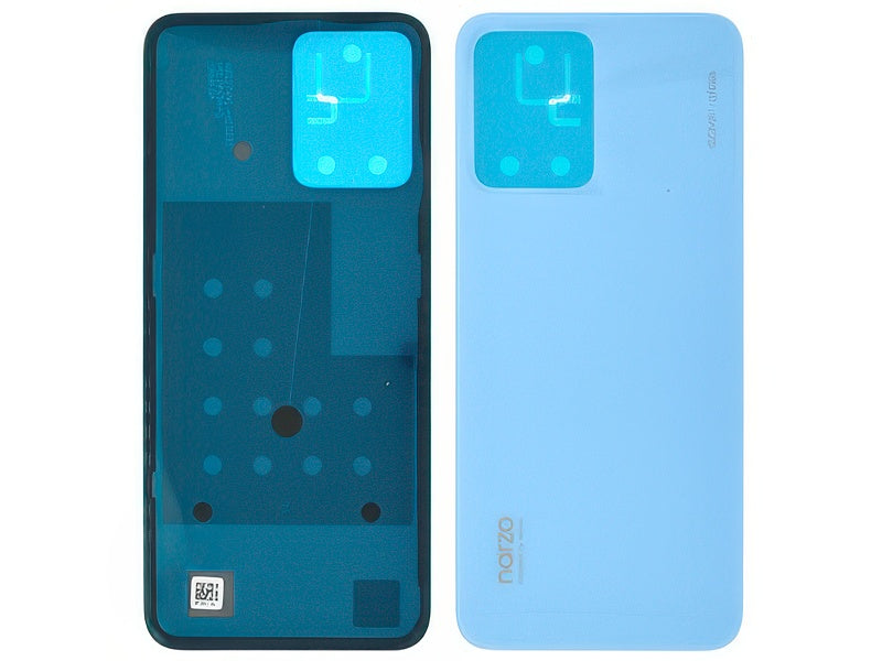 Cover Batteria + Adesivi Flash Blu per realme Narzo 50A Prime