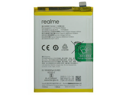 BLP875 Batteria 5000 mAh Li-Ion + Adesivo per realme Narzo 50 4G