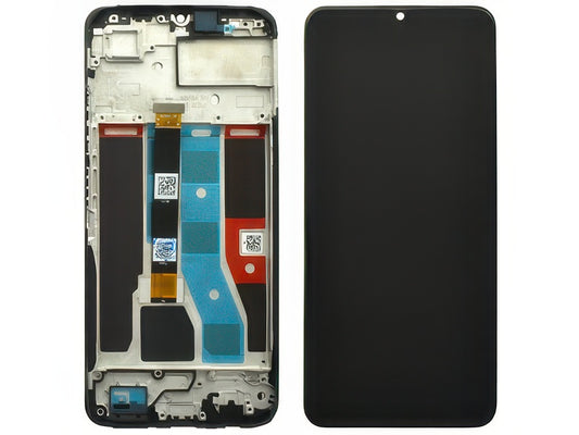 Lcd + Touch Screen + Frame Nero per realme Note 50 4G