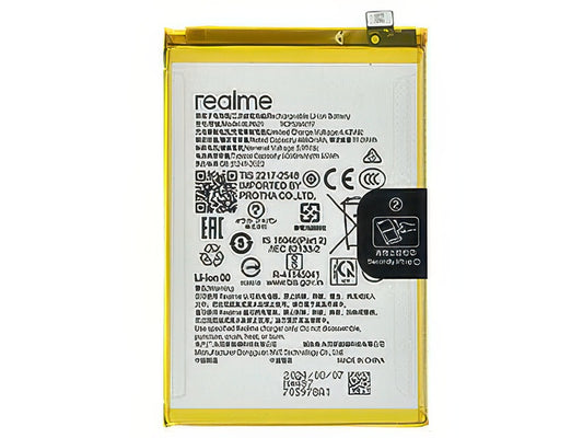 BLPA75 Batteria 5000 mAh Li-Ion + Adesivo per realme Note 60 4G