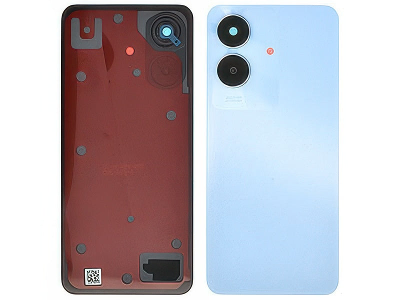 Cover Batteria + Vetrino Camera + Adesivi Voyage Blu per realme Note 60 4G