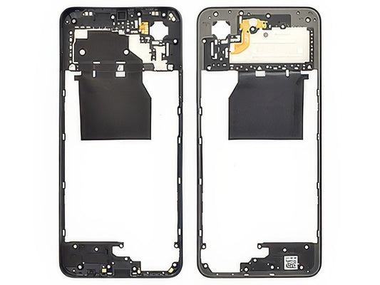 Cover Posteriore + Flash + Tasto Volume Obsidian Black per realme Note 70T 4G