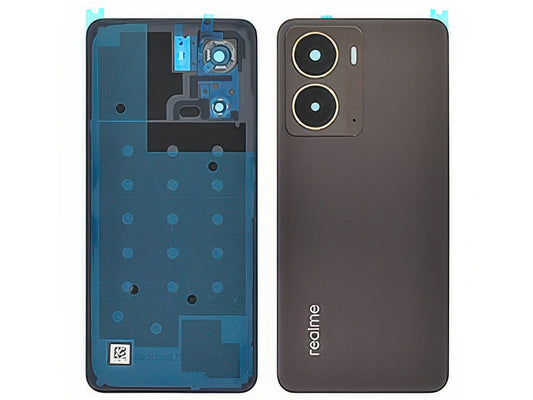 Cover Batteria + Vetrino Camera + Adesivi Comet Grigio per realme P3 5G