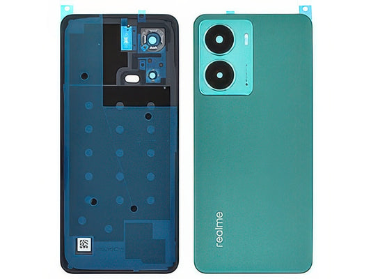 Cover Batteria + Vetrino Camera + Adesivi Starlight Verde per realme P3 5G