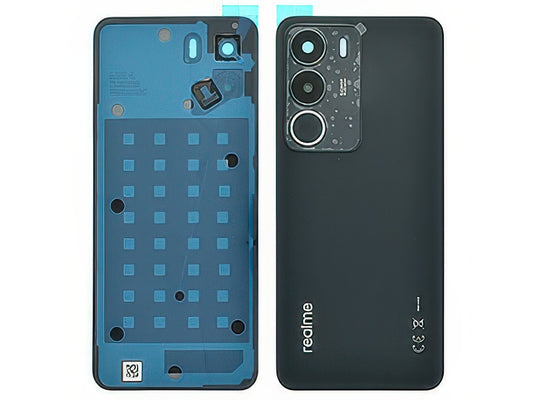 Cover Batteria + Vetrino Camera + Adesivi Pine Verde per realme P3 Lite 4G
