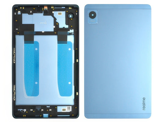 Cover Batteria + Vetrino Camera Blu per realme Pad Mini